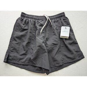 Dolfin Water Shorts Men's Size‎ Medium Black Trunks Drawstring Summer Beach NEW